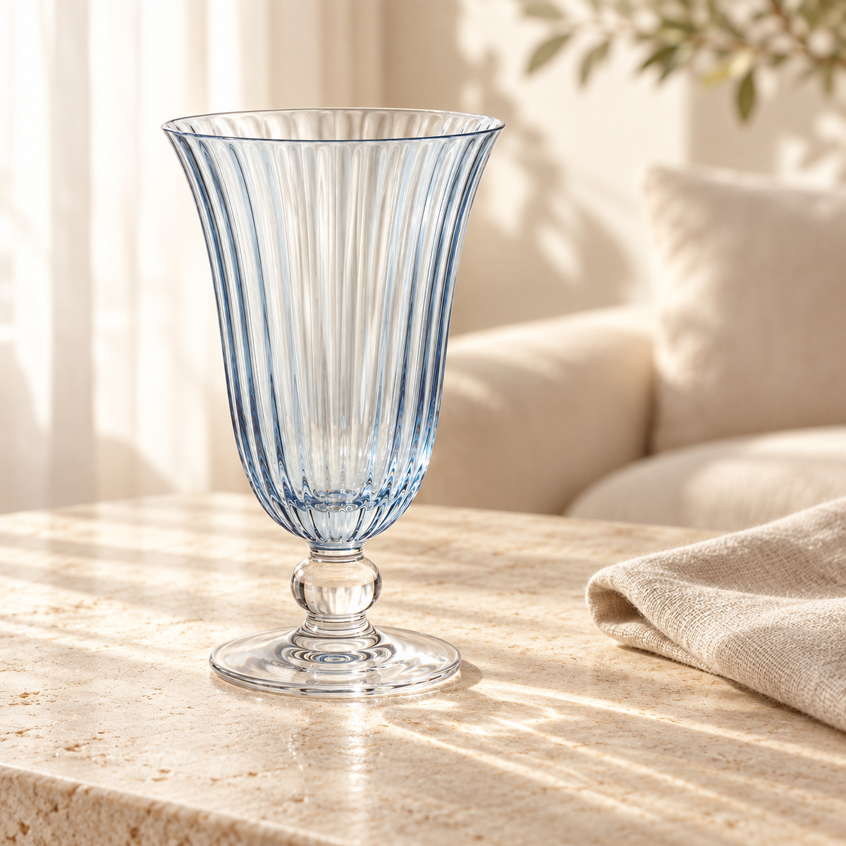 Aurora Fluted Goblet