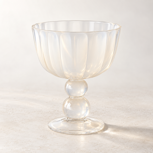 Pearl Pedestal Glass