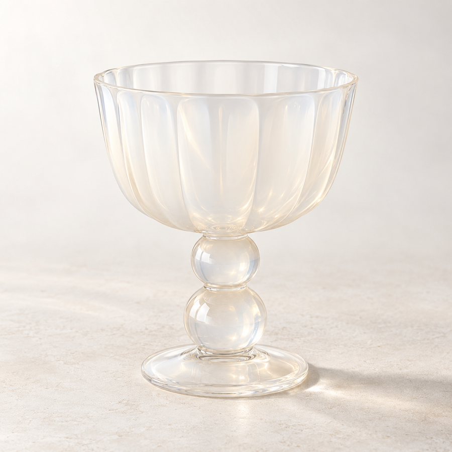 Pearl Pedestal Glass