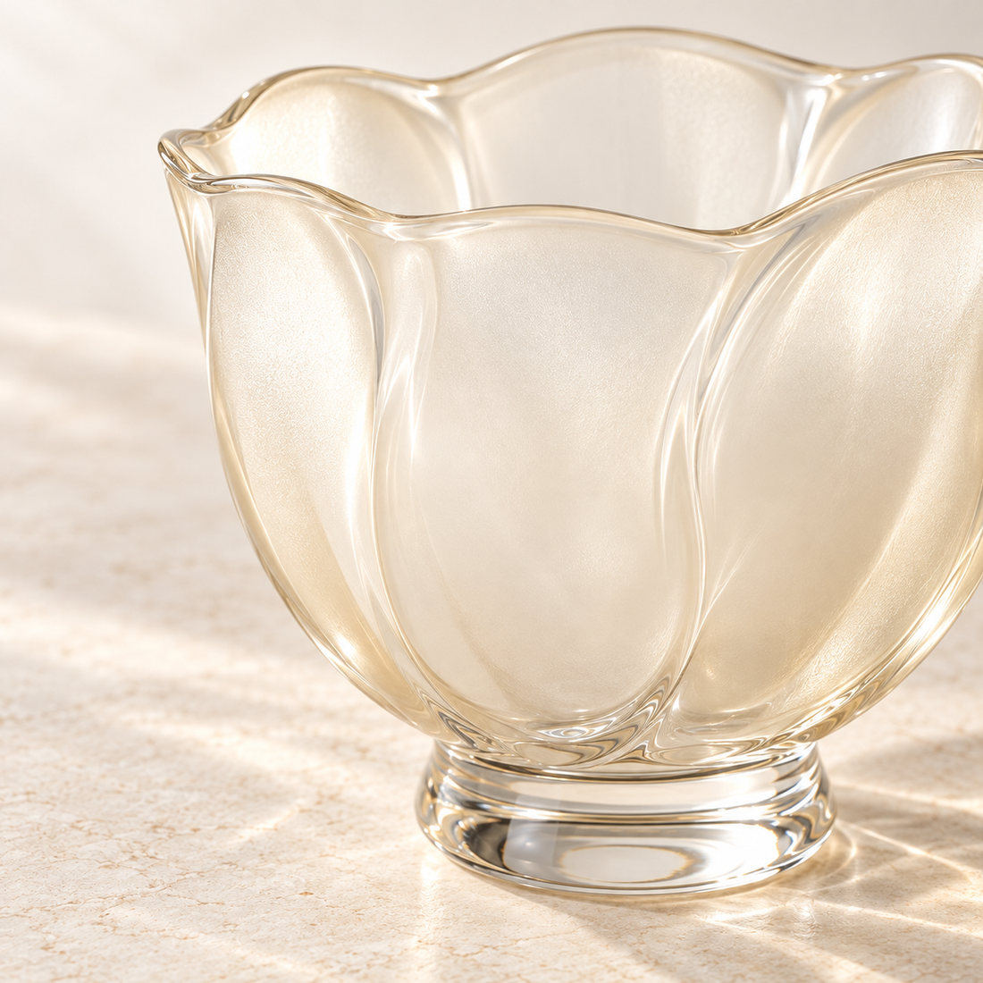 Cloud Petal Glass