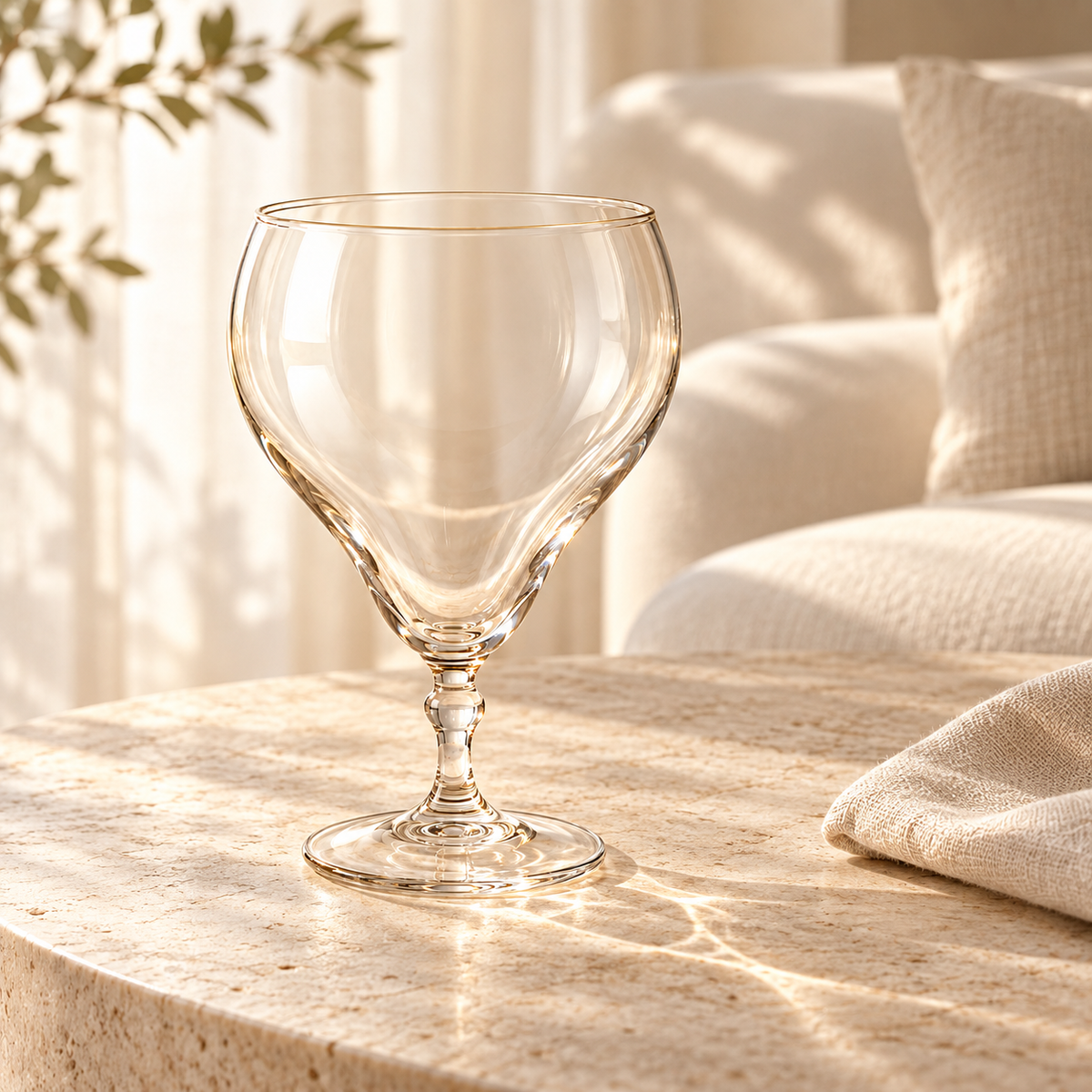 Dewdrop Crystal Goblet